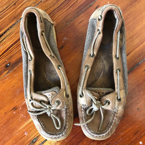 🔴 Sperry Women’s Boat Shoe Tan Leather - Picture 2 of 4